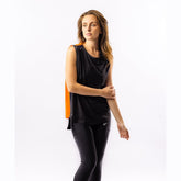 Orange Mesh Back Motion Tank Top - Sporty Pro